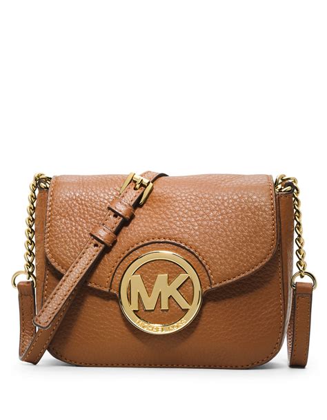 brown leather michael kors purse|michael kors small brown purse.